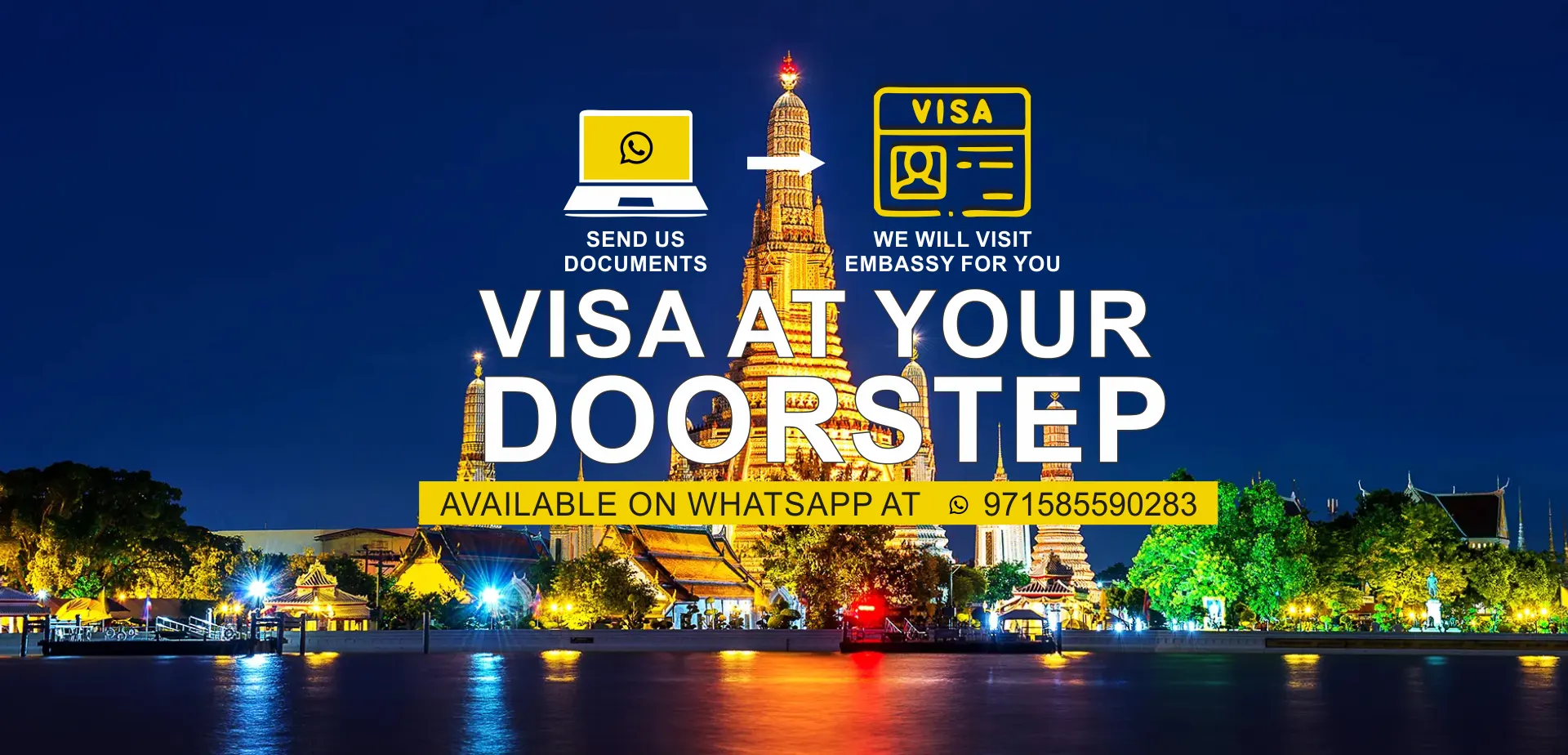 Thailand visa at your door step